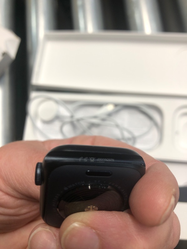 Photo 1 of Apple Watch SE (2nd Gen) [GPS 40mm] Smartwatch with Midnight Aluminum Case with Midnight Sport Band S/M. Fitness and Sleep Trackers, Crash Detection, Heart Rate Monitor, Retina Display