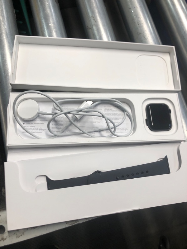 Photo 1 of Apple Watch SE (2nd Gen) [GPS 40mm] Smartwatch with Midnight Aluminum Case with Midnight Sport Band S/M. Fitness and Sleep Trackers, Crash Detection, Heart Rate Monitor, Retina Display