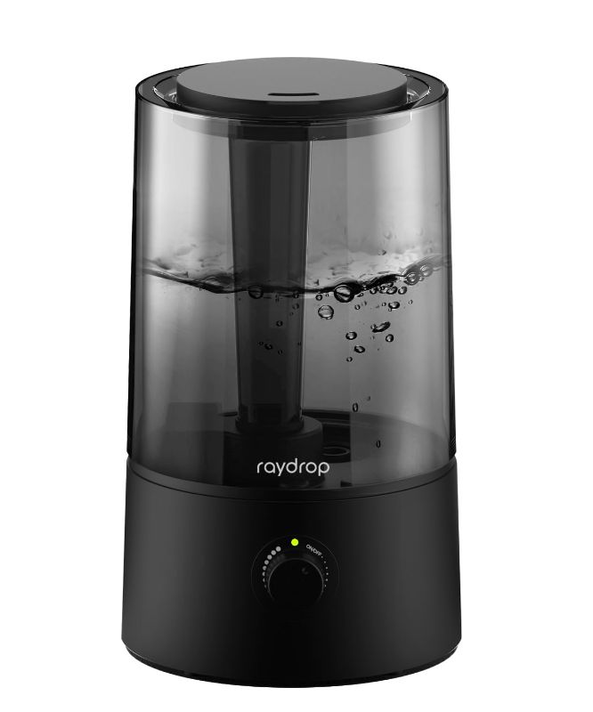 Photo 1 of ***HEAVILY USED AND DIRTY - SEE PICTURES - UNABLE TO TEST***
raydrop Humidifiers for Bedroom, Humidifiers for Home & Large Room, Cool Mist Humidfiers for Baby and Plant, Adjustable Mist Level, Auto Shut-Off, Black, 4.0L