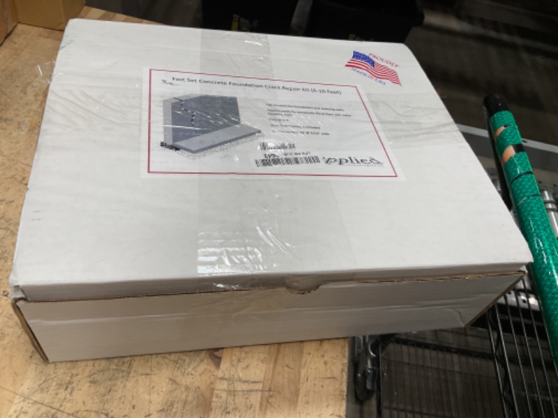 Photo 1 of Applied Technologies 10' Fast Set Concrete Foundation Crack Repair Kit-Polyurethane Foam Stops Water from Leaking Through a Basement Crack-Our Most Popular DIY System 