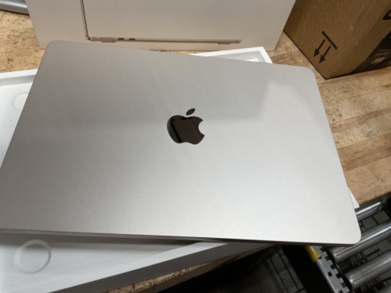 Photo 1 of Apple 2022 MacBook Air Laptop with M2 chip: Built for Apple Intelligence, 13.6-inch Liquid Retina Display, 16GB RAM, 256GB SSD Storage, Backlit Keyboard, 1080p FaceTime HD Camera; Starlight