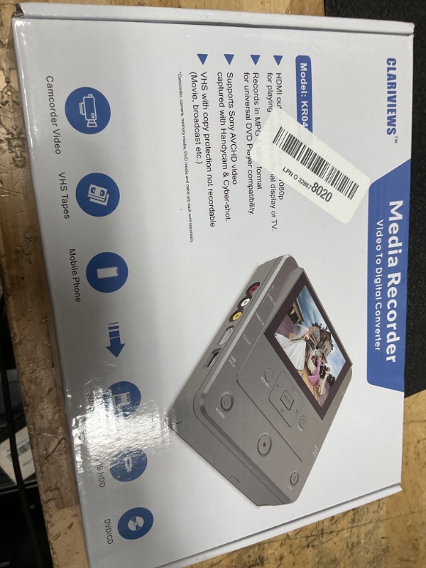 Photo 1 of VHS RCA Output to DVD Converter & Recorder – Digitize Tapes, Camcorders to USB, SD, DVDs, Wireless Phone Transfer via App, 1080p HDMI Out, TV Recording, Includes AV Cable + 10 DVD-R