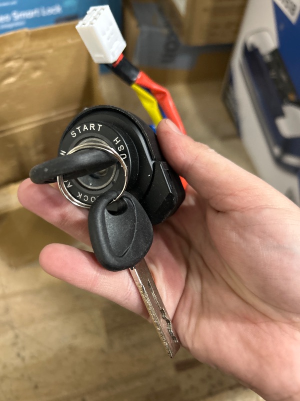 Photo 1 of 81900-3SA00 Ignition Lock Switch Assembly with Keys Compatible with Hyundai Sonata 2011-2014, Ignition Lock Cylinder with Housing Replace# 81910-3Q100, 81970-3SA00, 81250-3SA00