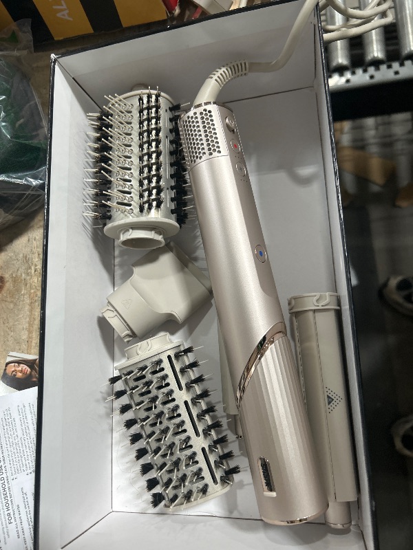 Photo 1 of ** SEE NOTES ** Shark HD430 FlexStyle Air Styling & Drying System, Powerful Hair Dryer Brush & Multi-Styler with Auto-Wrap Curlers, Paddle Brush, Oval Brush, Concentrator Attachment, Stone