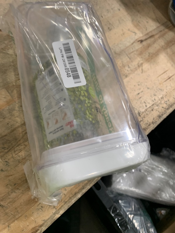 Photo 1 of Felli® Flip Tite Acrylic 5" x 9" Food Storage Square Canister, 81 oz.