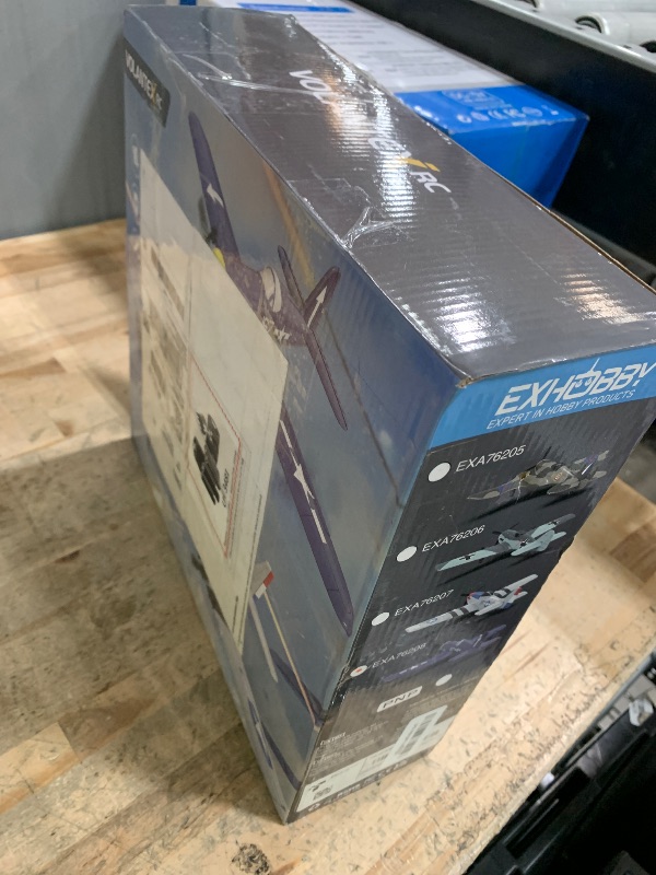 Photo 1 of VOLANTEXRC RC Plane 3 Channel Remote Control Airplane Fighter Toys, 2.4GHz 6-axis Gyro Stabilizer RTF Glider Aircraft Plane, Easy to Fly for Adults Kids Beginners Boys (F4U Corsair)