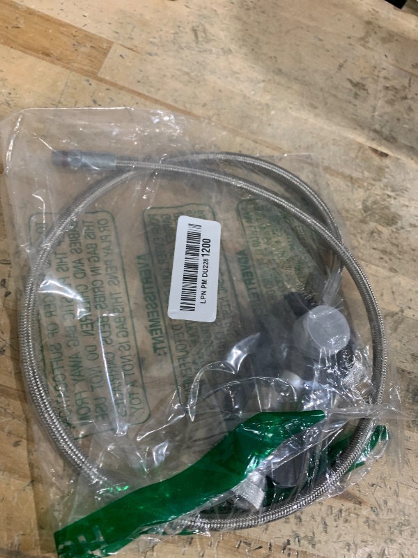 Photo 1 of DIN Valve Scuba Adapter, PCP Tank Connector, Paintball Fill Station, HPA Tank Filler, Up to 4500 psi, 36" Metal Braided Hose, Stronger Than Rubber, First Choice for Holidays, Black