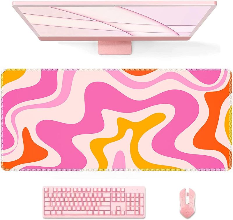 Photo 1 of 
Anyshock Desk Mat, Gaming Large Mouse Pad for Desk, Computer Desk Pad, Mousepad with Non-Slip Rubber Base, Spill-Resistant XXL Keyboard Mat for Home Office...
