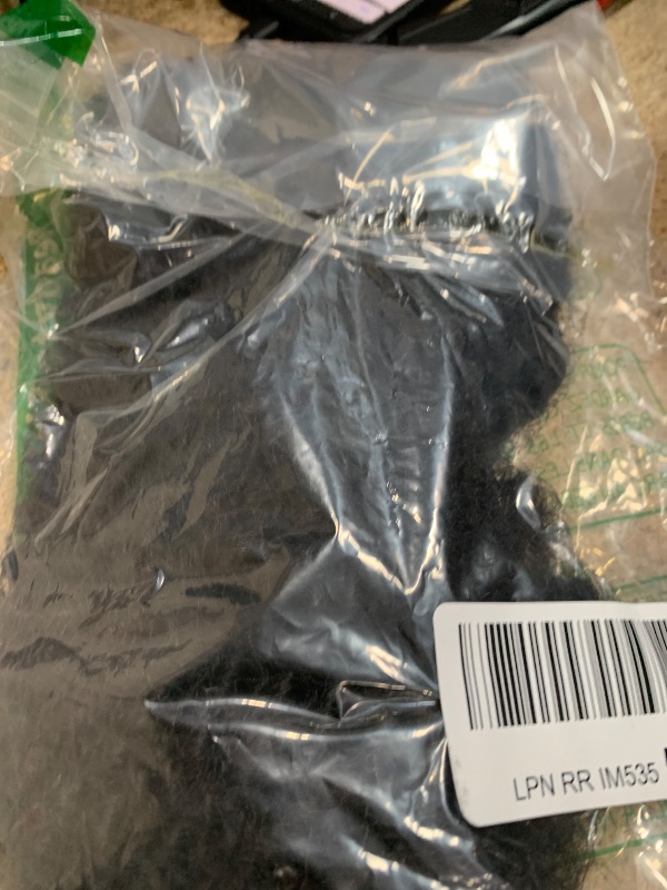 Photo 1 of Afro Kinky Curly Human Hair Bulk - 50g Pack for Twists, Braids, Dreadlock Extensions & Locs Repair, Bleachable & Dyeable Natural Hair for Styling