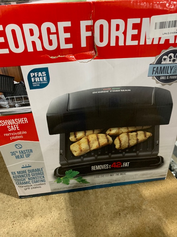 Photo 1 of George Foreman Removable Plate Electric Indoor Grill
GRP 1060