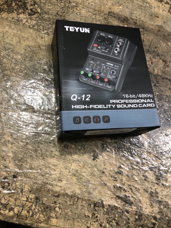 Photo 1 of XTUGA USB Audio Interface for PC,Interface for Recording Music Computer Recording Audio Interface XLR with 3.55m Microphone Jack, USB Sound Card for Recording Studio, Ultra-low Latency Plug&Play, Q-12