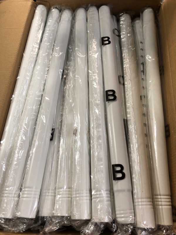 Photo 1 of (used) SUNALLY Room Divider Curtain Rod, No Drilling Room Separator for Space Partition Adjustable 4-10ft(H) 28-70inch(W) 