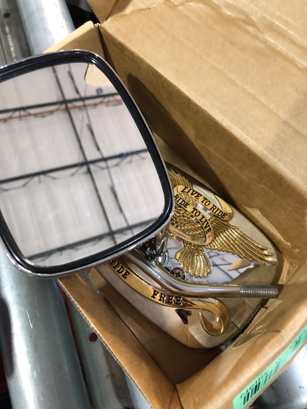 Photo 1 of (please see all images) Chrome motorcycle 8mm 10mm Sportster Mirrors