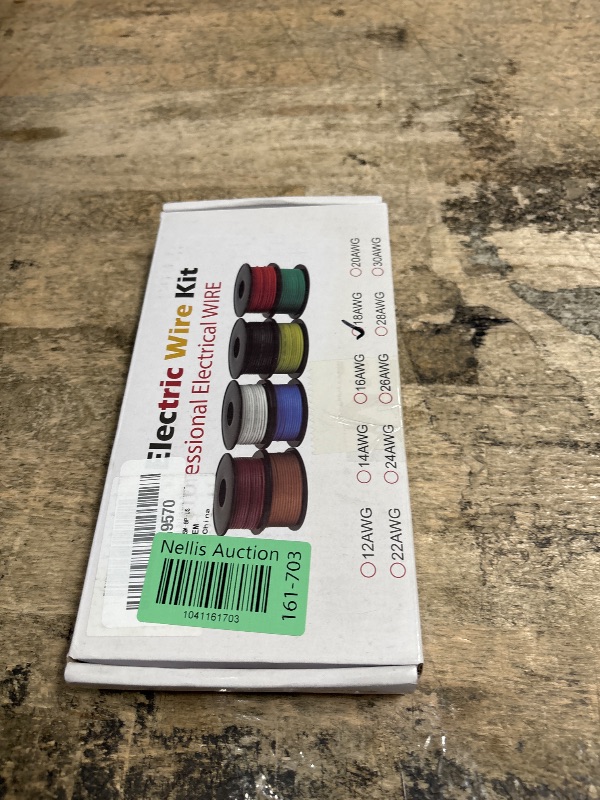 Photo 1 of 18 AWG Stranded Wire Spool, 16.5ft Each in 8 Colors - Silicone Electrical Tinned Copper Wire, 18 Gauge Flexible Hook Up Wire Kit for DIY, Automotive, Home, and Power Wiring
