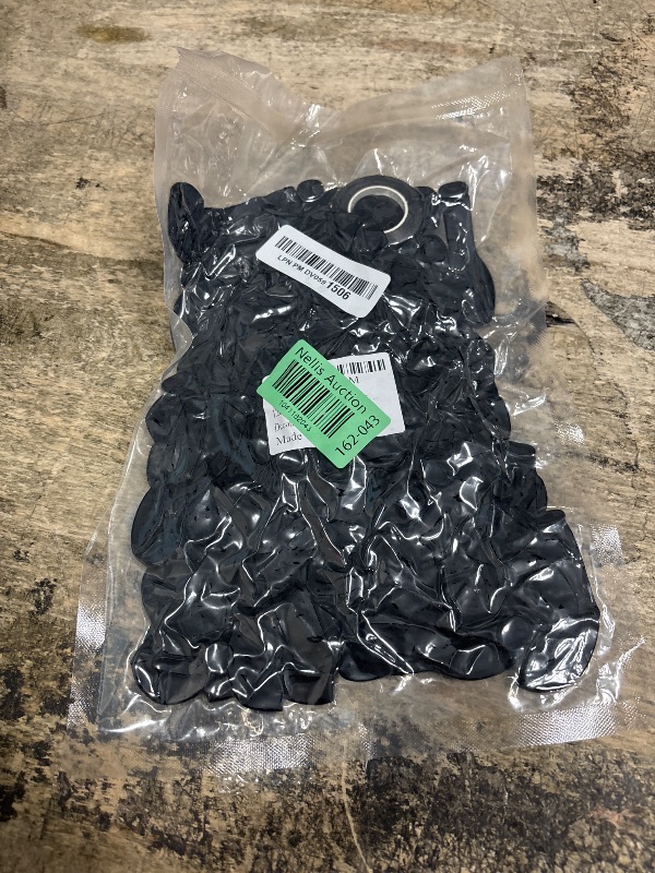 Photo 1 of FOTIOMRG 120pcs 5 inch Black Balloons, Small Latex Party Balloons Helium Quality for Birthday, Graduation, Baby Shower, Father's Day, Halloween Party Decorations (with Black Ribbon)