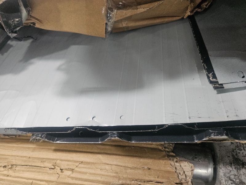 Photo 1 of ** incomplete set, wall or roof metal sheets only, FINAL SALE ** Keter Outdoor Storage Tool Shed for House, Lawn & Garden, 6x8’ Darwin, Graphite