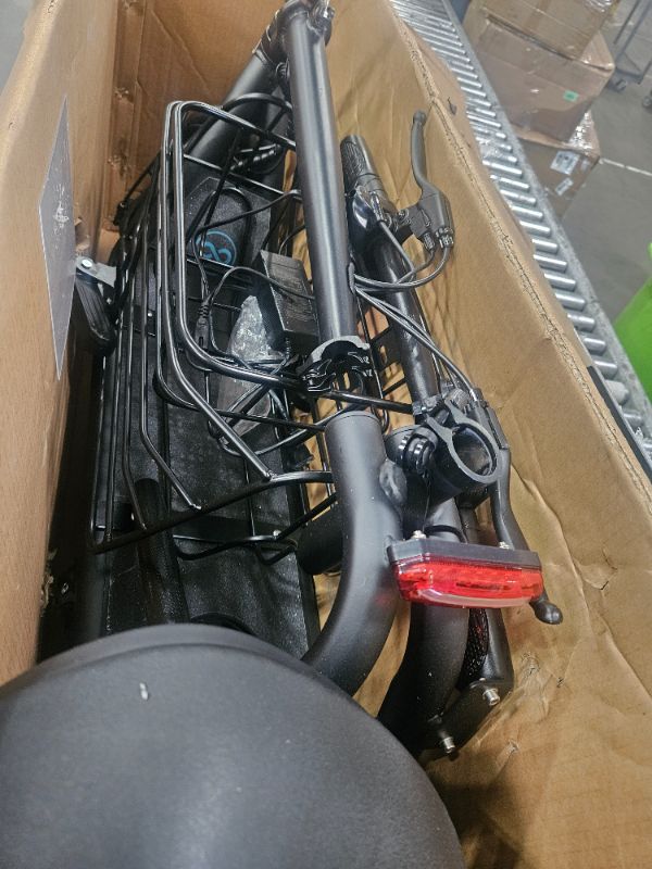 Photo 1 of ****FINAL SALE/PARTS ONLY***Gyroor Adults Electric Scooter with Large Middle Basket, 550W Motor 18.6 MPH 20 Mile Distance, Foldable E-Scooter with seat for Pets & Cargo, C1S-FP9