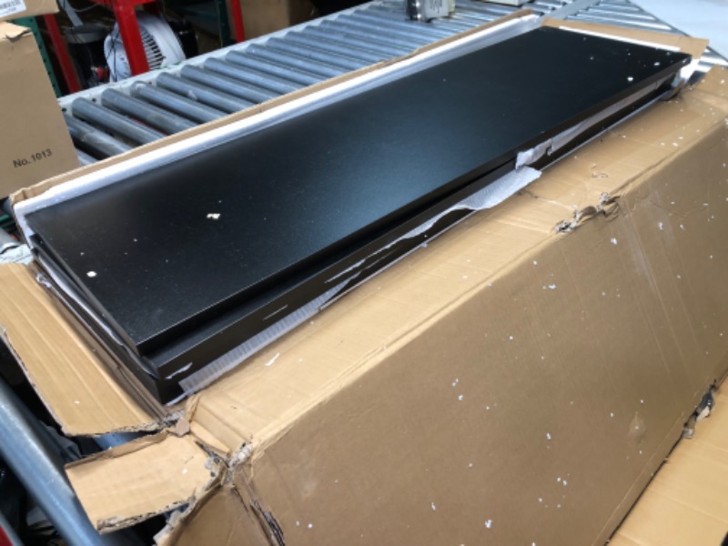 Photo 1 of ***DAMAGED - CORNERS CHIPPED - SEE PICTURES***
Econoco - Commercial Melamine Shelf - Fits Various Econoco Display Units - Wooden Shelf with Black Melamine Finish - Merchandise Display - Strong & Durable - 14”W x 48”L Shelf - Black - Pack of 4