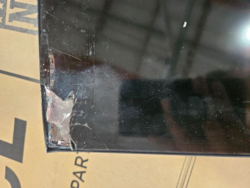 Photo 1 of ** BROKEN SCREEN, FINAL SALE ** TCL 50-Inch Class S4 4K LED Smart TV with Roku TV (50S450R, 2023 - Model), Dolby Vision, HDR, Dolby Atmos, Works with Alexa, Google Assistant and Apple HomeKit Compatibility, Streaming UHD Television