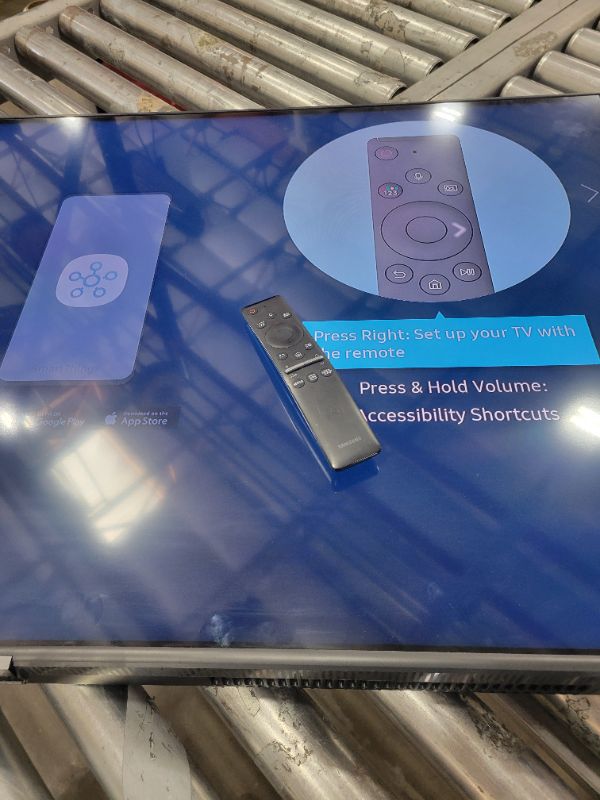 Photo 1 of ***STAND NOT INCLUDED*** SAMSUNG 43-Inch Class QLED 4K Q60D Series Quantum HDR Smart TV w/Object Tracking Sound Lite, Motion Xcelerator, Slim Design, Gaming Hub, Alexa Built-in (QN43Q60D, 2024 Model)

