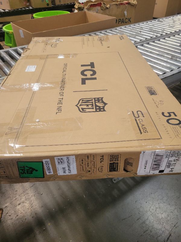 Photo 1 of ***FINAL SALE SCREEN SHATTERED PARTS ONLY NON-REFUNDABLE*** TCL 50-Inch Class S5 UHD 4K LED Smart TV with Fire TV (50S551F, 2024 Model), Dolby Vision, HDR PRO+, Dolby Atmos, Alexa Built-in with Voice Remote, Apple AirPlay 2 Compatibility, Streaming Televi