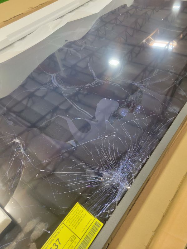 Photo 1 of ***FINAL SALE SCREEN SHATTERED NON REFUNDABLE PARTS ONLY*** LG 55-Inch Class UT75 Series LED Smart TV 4K Processor Flat Screen AI-Powered with Alexa Built-in (55UT75