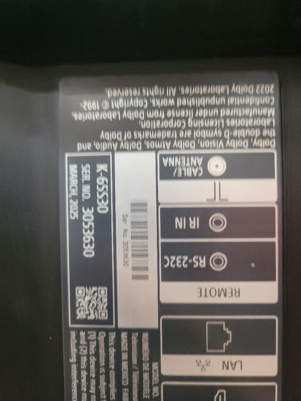 Photo 1 of ***FINAL SALE SCREEN SHATTERED/PARTS ONLY*** Sony 65-Inch Class 4K Ultra HD BRAVIA 3 LED Smart TV with Google TV Dolby Vision HDR, PS5 Exclusive Features, 2024 Model K-65S30