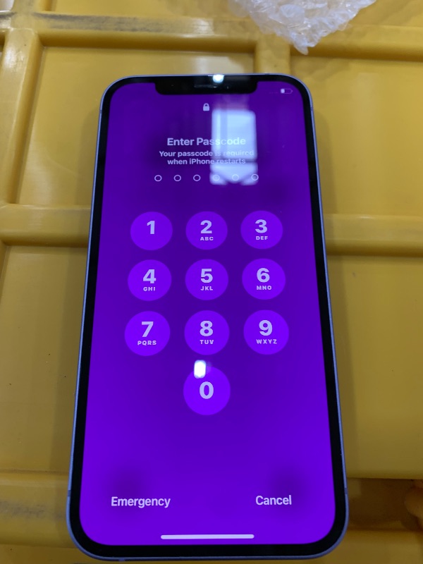 Photo 1 of ***FINAL SALE PHONE LOCKED*** Apple iPhone 12, 128GB, Purple - Unlocked (Renewed)