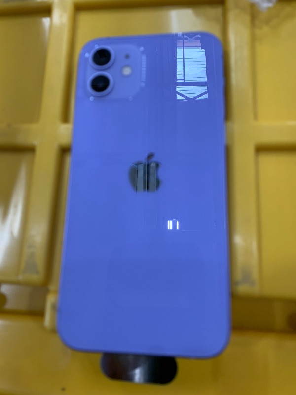 Photo 1 of ***FINAL SALE PHONE LOCKED*** Apple iPhone 12, 128GB, Purple - Unlocked (Renewed)