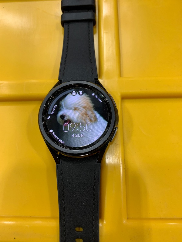 Photo 1 of ***FINAL SALE/LOCKED*** Samsung Galaxy Watch 6 Classic 43mm Bluetooth Smartwatch, Rotating Bezel, Fitness Tracker, Personalized HR Zones, Advanced Sleep Coaching, Heart Monitor, BIA Sensor, Health Insights, US Version, Black