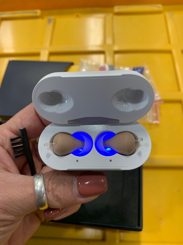 Photo 1 of Audien ATOM PRO 2 Wireless Rechargeable OTC Hearing Aid, Premium Comfort Design and Nearly Invisible