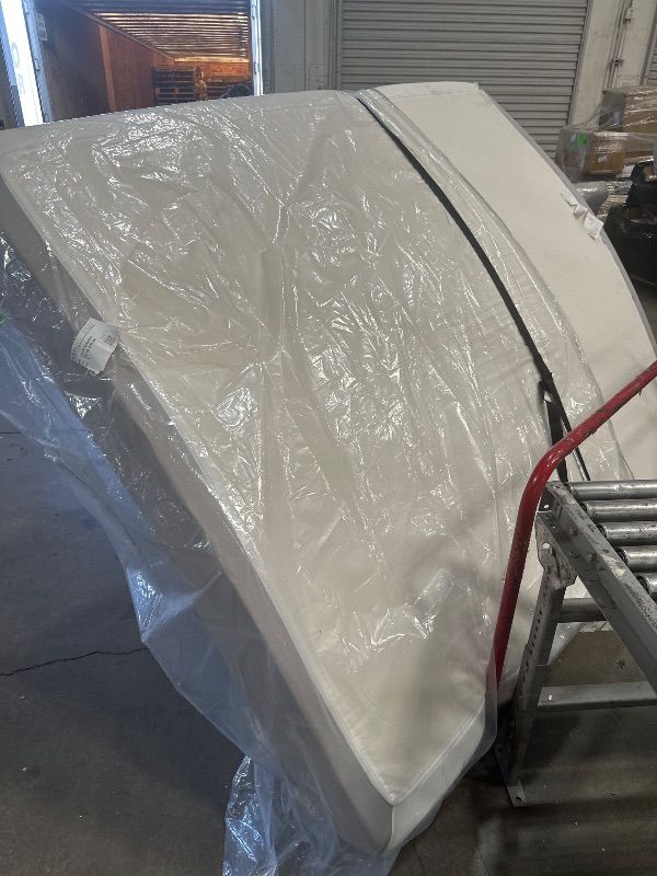 Photo 1 of ** TRUCK PICK UP ONLY ** 
Amazon Basics Memory Foam Mattress, Medium Firm, 12 Inch, California King, White/Grey
