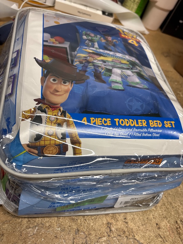 Photo 1 of ***FACTORY SEALED***Disney Toy Story 4 Toddler, Toy Story Buzz and Woody, 4-Piece Set