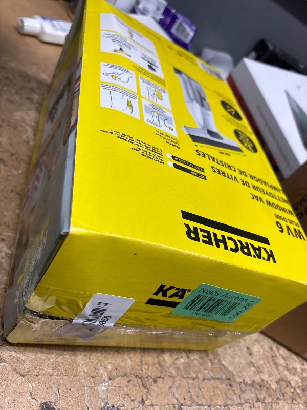 Photo 1 of ***MAIN SPRAYER & SQUEEGEE ONLY*** Kärcher WV 6 Electric Window Vacuum Squeegee 11" - Cleans Showers, Mirrors, Glass, and Countertops - Electric Squeegee