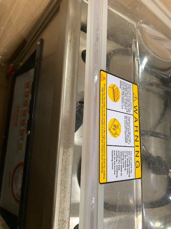 Photo 1 of 
VEVOR Chamber Vacuum Sealer DZ-260C Kitchen Food Chamber Vacuum Sealer, 110V Packaging Machine Sealer for Food Saver, Home, Commercial Using