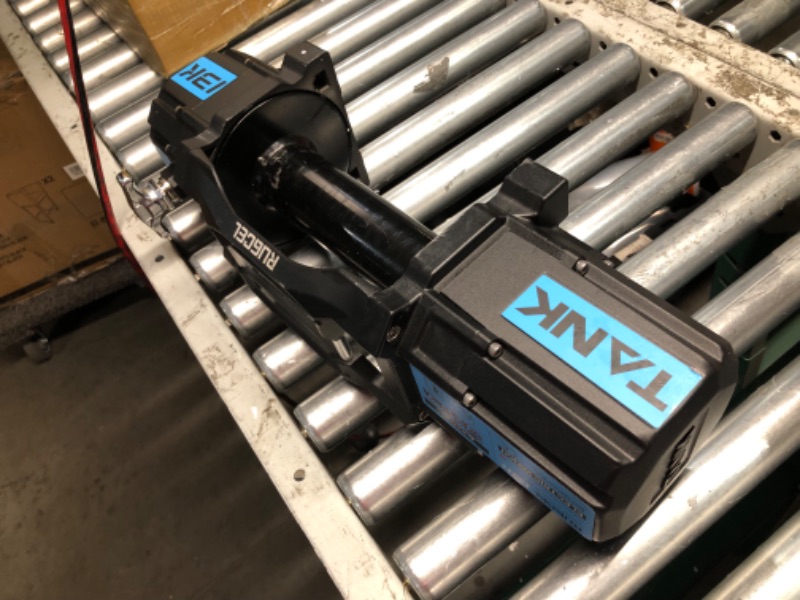 Photo 1 of ***DAMAGED - INCOMPLETE - SEE COMMENTS***
RUGCEL 13500lb New Waterproof Electric Synthetic Rope Winch 12V with Hawse Fairlead,2 in 1 Wireless Remote Control, Wired Control,Double Color Rope,for Truck SUV