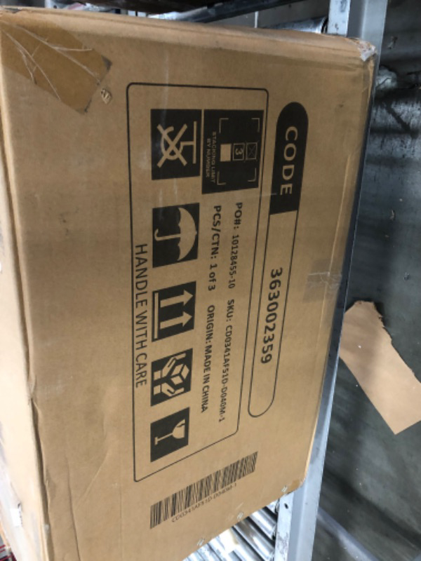 Photo 1 of ** Incomplete set box 1 of 3 only ** Phoenix Home Oversized Power Recliner Chair for Adults, 41" Wide Electric Recliner Chair with Massage and Heat, Overstuffed Single Sofa with USB Port for Living Room/Bedroom/Office, Chestnut Brown