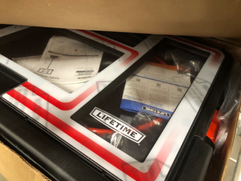 Photo 1 of Lifetime Adjustable Shatterproof Fusion Portable Basketball Hoop, 44-Inch Backboard