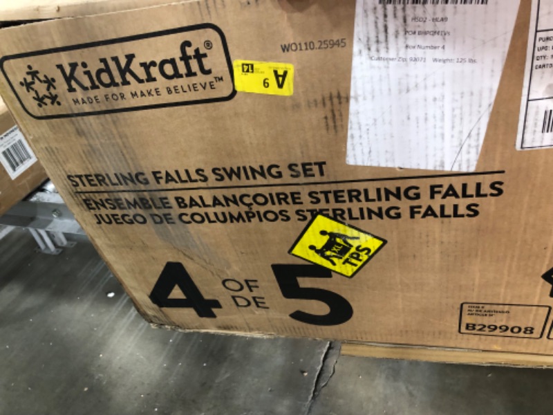 Photo 1 of ** Incomplete set ** KidKraft Sterling Falls Swing Set