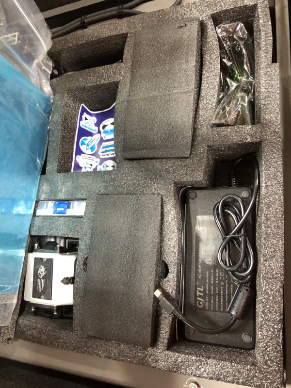 Photo 1 of (PARTS) (NOT A COMPLETE SET) (Item is not only missing the cover but the laser, base, air hose, etc.) Creality Laser Engraver Enclosed, Falcon2 Pro 60W Output Laser Engraving Machine, 25000mm/min Speed Laser Cutter with Air Assist, Auto Fan, Camera Positi