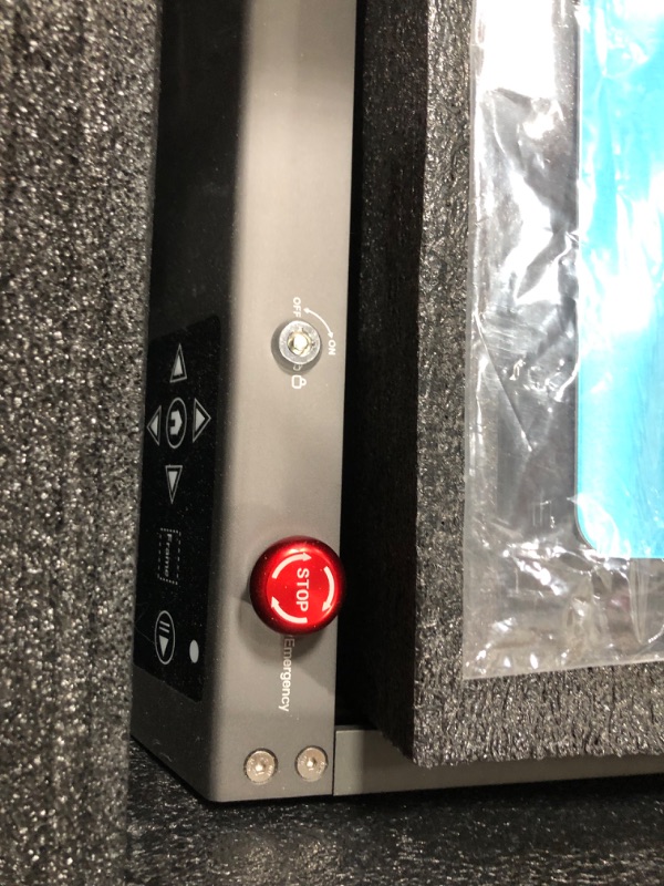 Photo 1 of (PARTS) (NOT A COMPLETE SET) (Item is not only missing the cover but the laser, base, air hose, etc.) Creality Laser Engraver Enclosed, Falcon2 Pro 60W Output Laser Engraving Machine, 25000mm/min Speed Laser Cutter with Air Assist, Auto Fan, Camera Positi