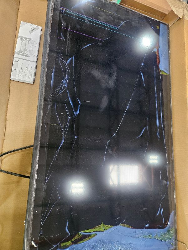 Photo 1 of ** BROKEN SCREEN ** VIZIO 40-inch Full HD 1080p Smart TV with DTS Virtual: X, Alexa Compatibility, Google Cast Built-in, Bluetooth Headphone Capable, (VFD40M-08 New)