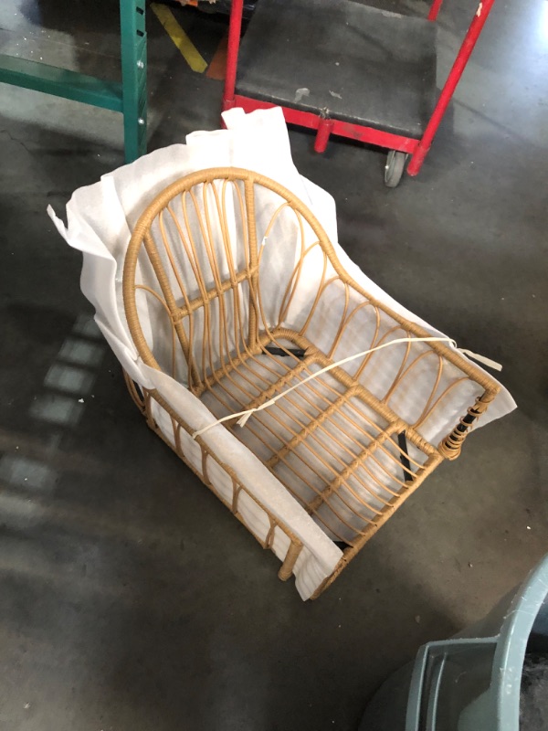 Photo 1 of YITAHOME 2 Pieces Outdoor Dining Chairs, Wicker Patio Dining Chair with Cushion, Rattan/Wicker Design