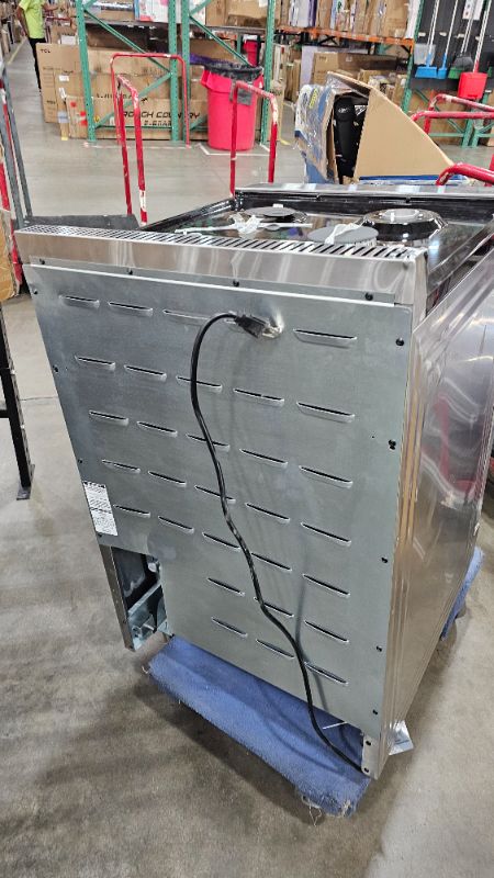 Photo 1 of ***PARTS ONLY***COSMO COS-EPGR244 24 in. Haven Collection 3.73 cu. ft. Gas Range with 4 Sealed Burners, Cast Iron Grates, Convection Oven, Stainless Steel