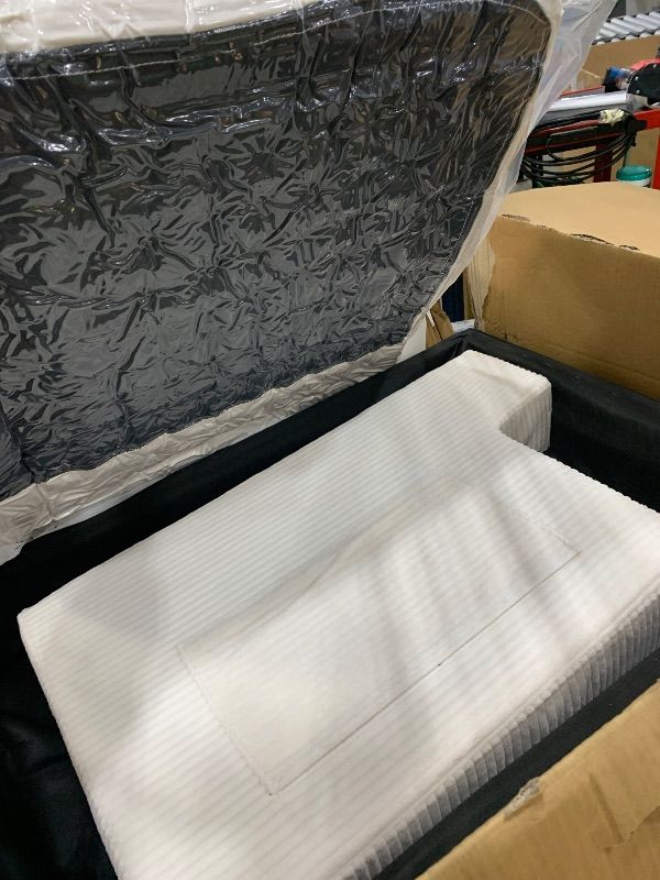 Photo 1 of *** PARTIAL SET, BOX 2 OF 2 ONLY *** YITAHOME 88 inch 3 Seater Couch, Cloud Couches Sofas for Living Room with Extra Deep Seats, Modern Corduroy Comfy Sectional Sofa with USB & Type-C Ports for Apartment Small Space, Beige