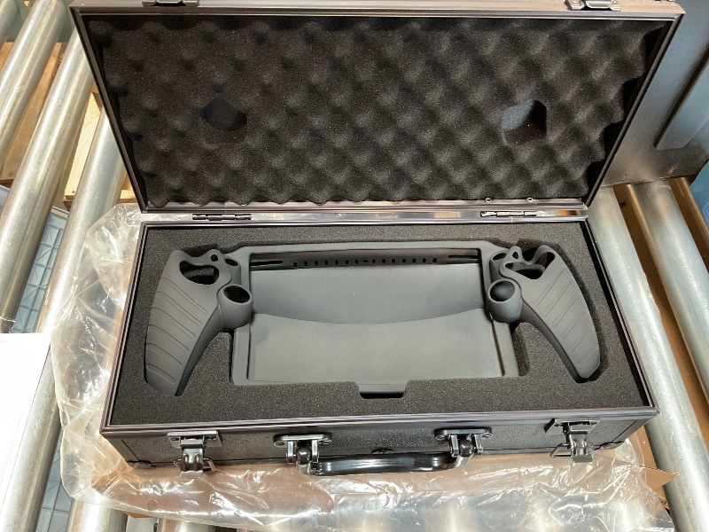 Photo 1 of Migitec Hard Carrying Case Bundle Compatible with PlayStation Portal Remote Player, Protective Travel Case Set Includes Silicone Skin and Tempered Glass Screen Protectors for PS Portal and Accessories