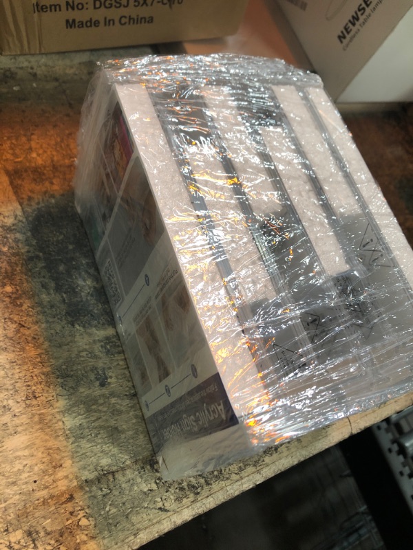 Photo 1 of Acrylic Sign Holder 5x7, 10 Pack Clear Table Double Sided Clear Table Menu Vertical Display Stand Desktop Display Stand Paper Holder Table Sign Holder Suitable for Restaurants Office Store Show Fair