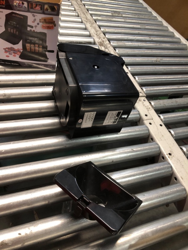 Photo 1 of ***USED - MECHANISM BROKEN - DOESN'T WORK PROPERLY - SEE PICTURES***
Nadex S18 Manual Coin Sorter and Wrapper