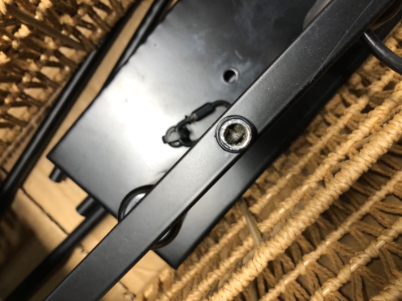 Photo 1 of ***DAMAGED - CABLES FRAYED - SCRATCHED - UNABLE TO TEST - NO BULBS - SEE PICTURES***
InterMaka 33.5” Hand Woven Rattan 6-Light Chandeliers for Dining Room, 2 Layer Boho Linear Chandelier Rectangle Farmhouse Pendant Light Fixture for Kitchen Island Bar Liv
