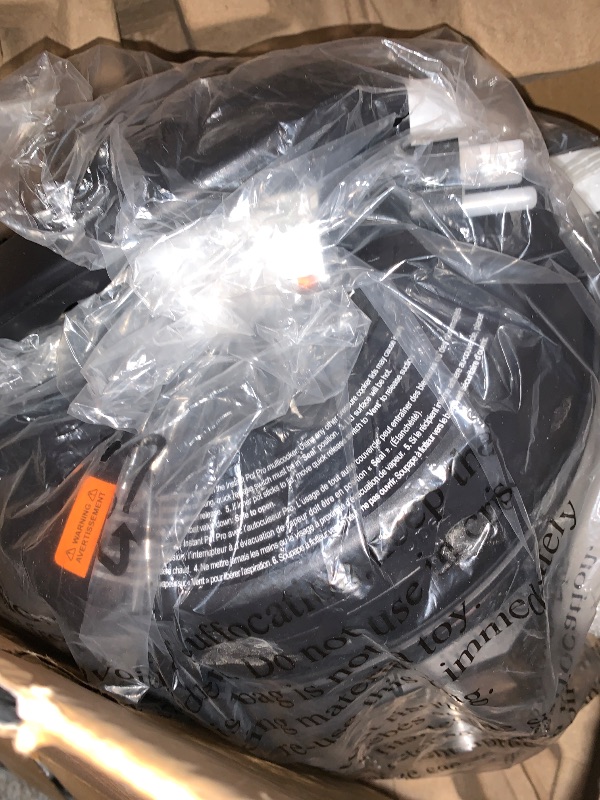 Photo 1 of Instant Pot Pro 10-in-1 Pressure Cooker, Slow Cooker, Rice/Grain Cooker, Steamer, Sauté, Sous Vide, Yogurt Maker, Sterilizer, and Warmer, Includes App With Over 800 Recipes, Black, 6 Quart